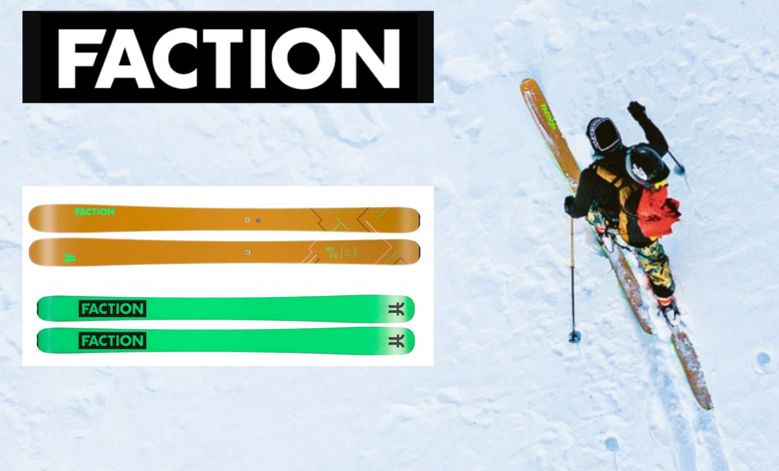 WIN FACTION'S LIMITED RELEASE AGENT 3.0 TOURING SKIS WORTH £649