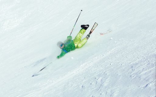How to stop the ski slide