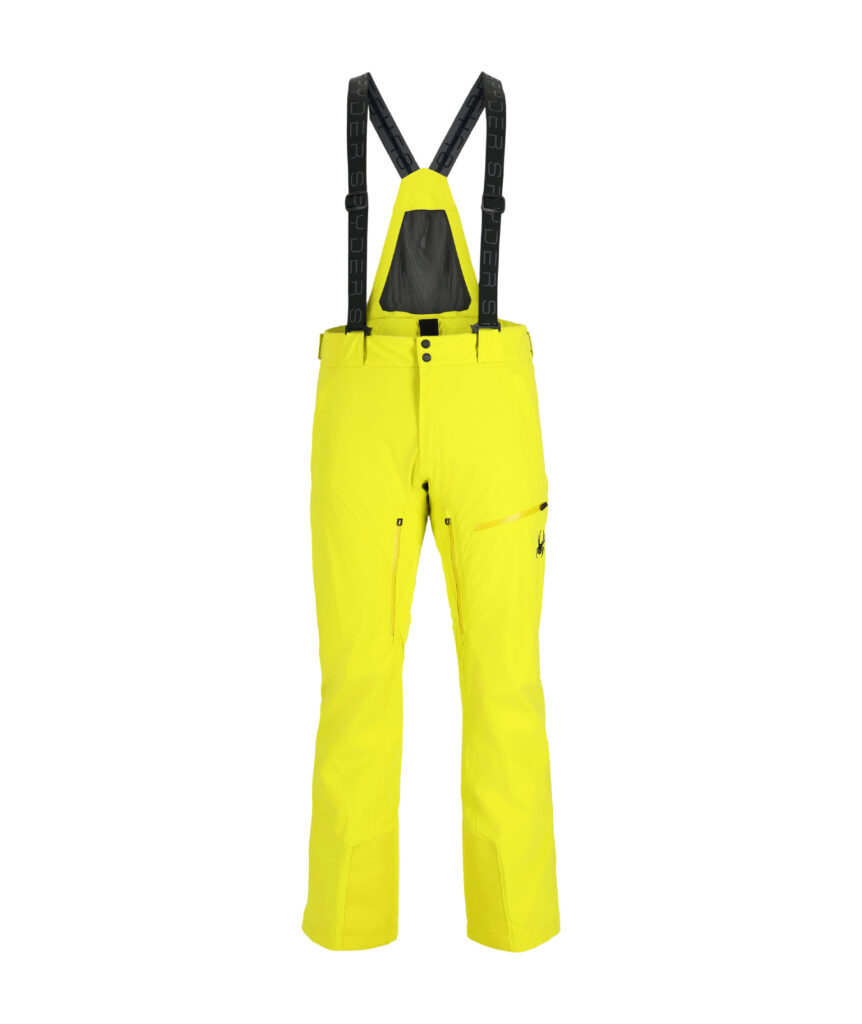 spyder yellow ski pants