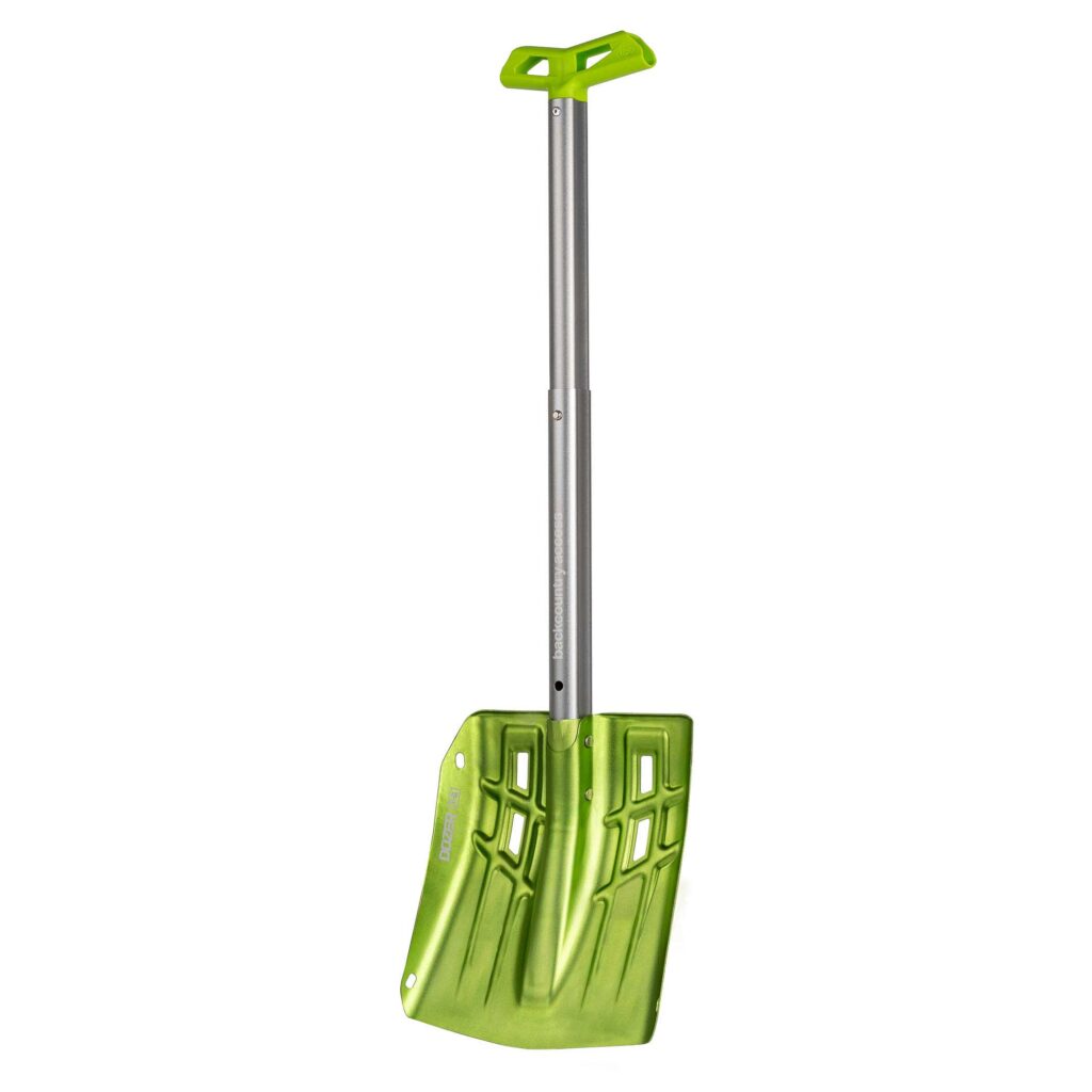 green ultra light shovel by BCA