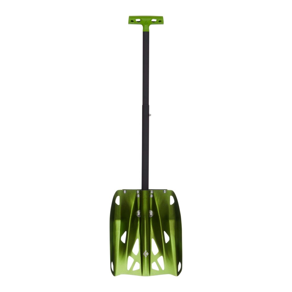 Black Diamond Transfer shovel, in metallic green