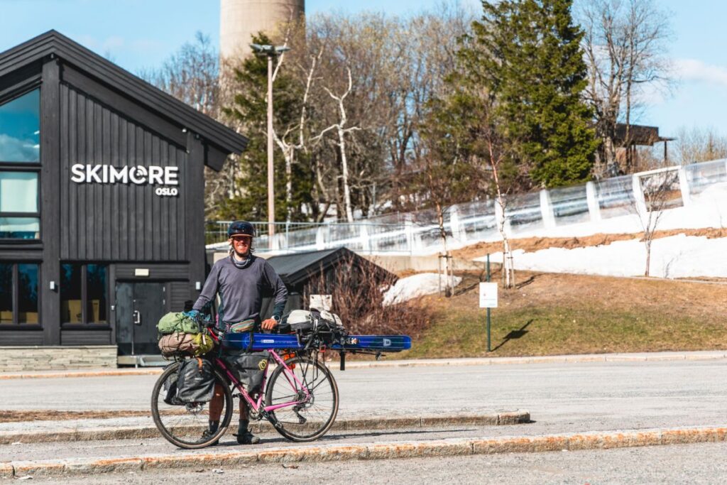 Andreas Fausko embarks on a ski and bikepacking adventure