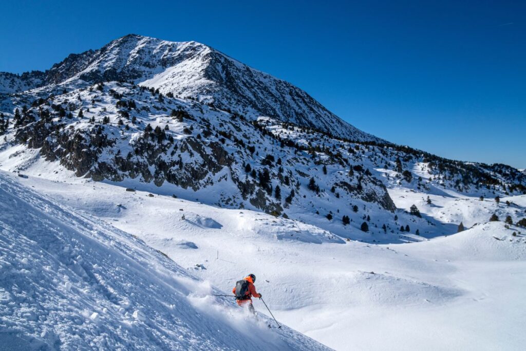 Fresh tracks in Andorra. Eric Kendall