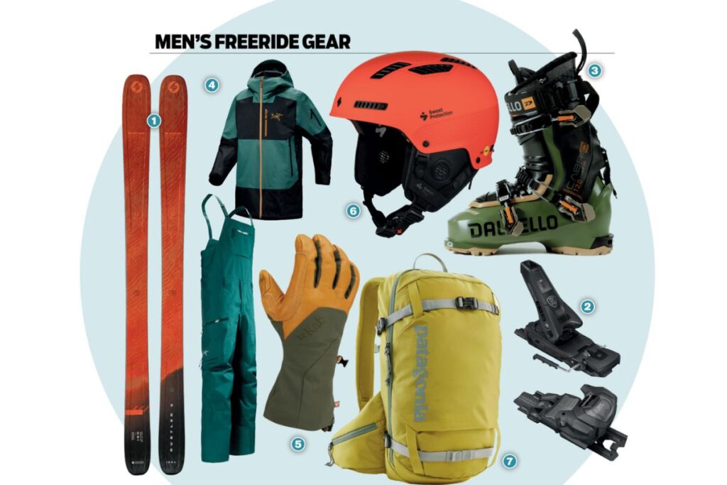 Mens free ride gear